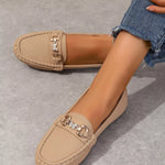 Round Toe Slip-Ons