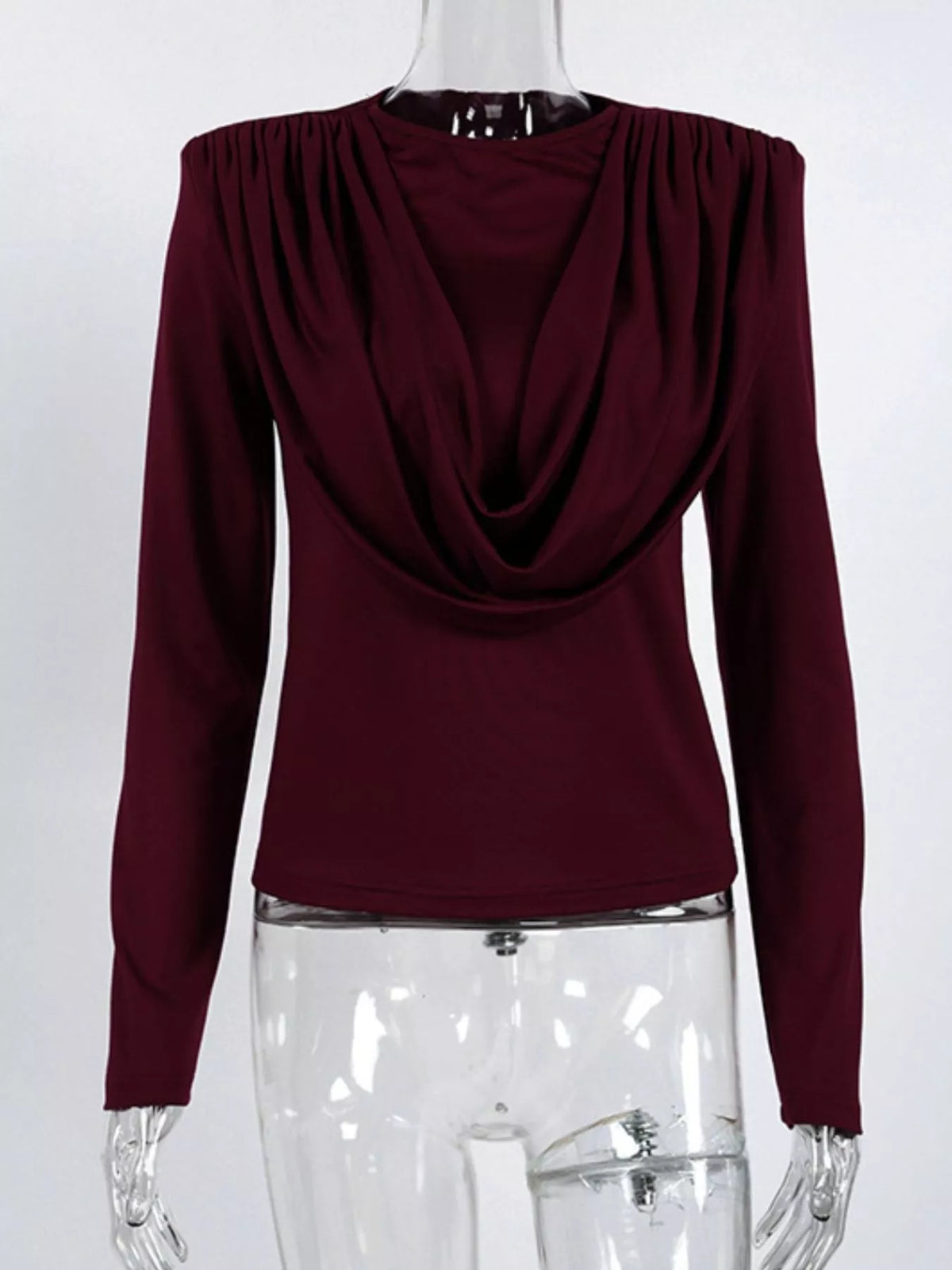 Ruched Long Sleeve T-Shirt