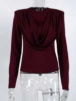 Ruched Long Sleeve T-Shirt