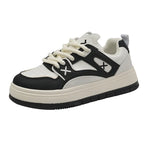 Round Toe Lace Up Sneakers