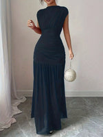 Ruched Bodycon Maxi Dress
