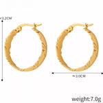 18K Gold-Plated Hoop Earrings