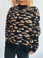 Mock Neck Long Sleeve Sweater