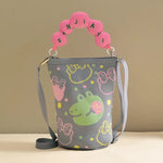Cartoon Bucket Crossbody Bag