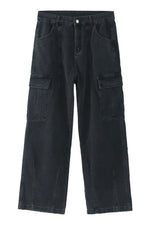 Wide Leg Jeans with Pockets