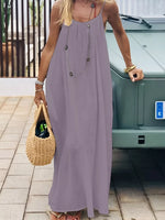 Backless Spaghetti Strap Maxi Dress