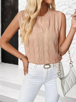 Cable Knit Sweater Vest