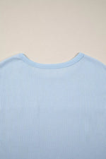 Waffle Knit Pocket T-Shirt