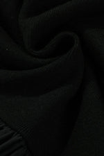 Peplum Scoop Neck Long Sleeve T-Shirt
