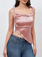 Asymmetrical Tie Shoulder Cami