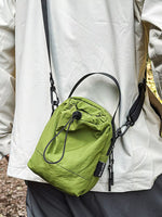 Drawstring Closure Lightweight Shoulder Bag