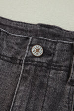 High-Waisted Wide-Leg Vintage Wash Jeans