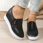 Round Toe Platform Loafers