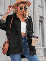 Button Up Long Sleeve Denim Jacket