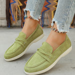 Round Toe Slip-Ons