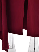 One-Shoulder Ruched Maxi Dress