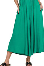 Zenana Double Layered Short Sleeve Jumpsuits