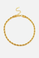 Twisted Chain Choker Necklace