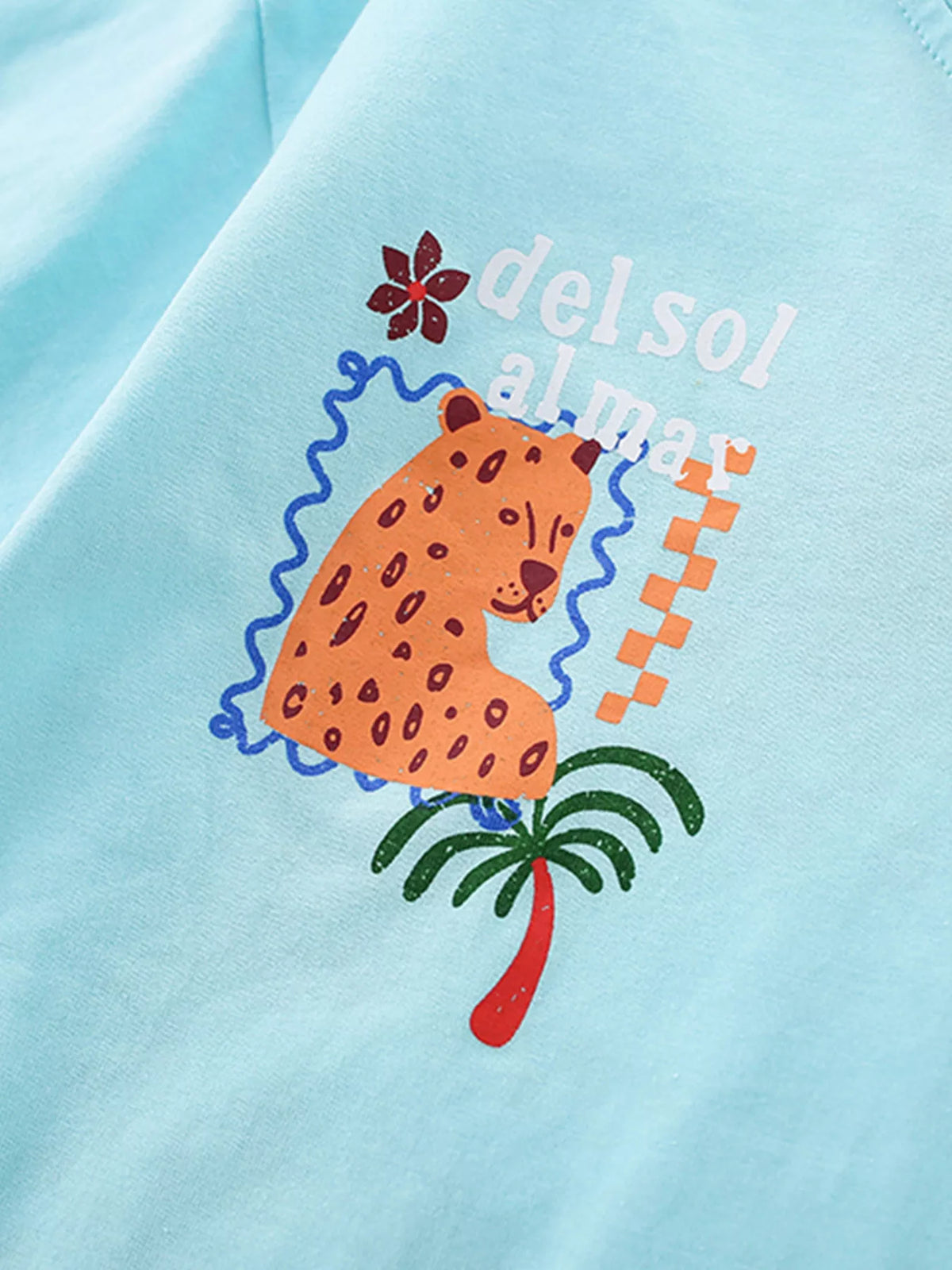 Children's Cartoon Graphic Short Sleeve T-Shirt