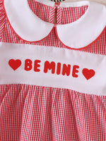 Children's Gingham 'LOVE' Top and Shorts Set