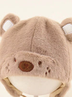 Children's Cute Bear Ear Plush Hat