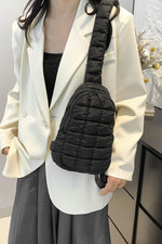 Quilted Nylon CrossbodyBag