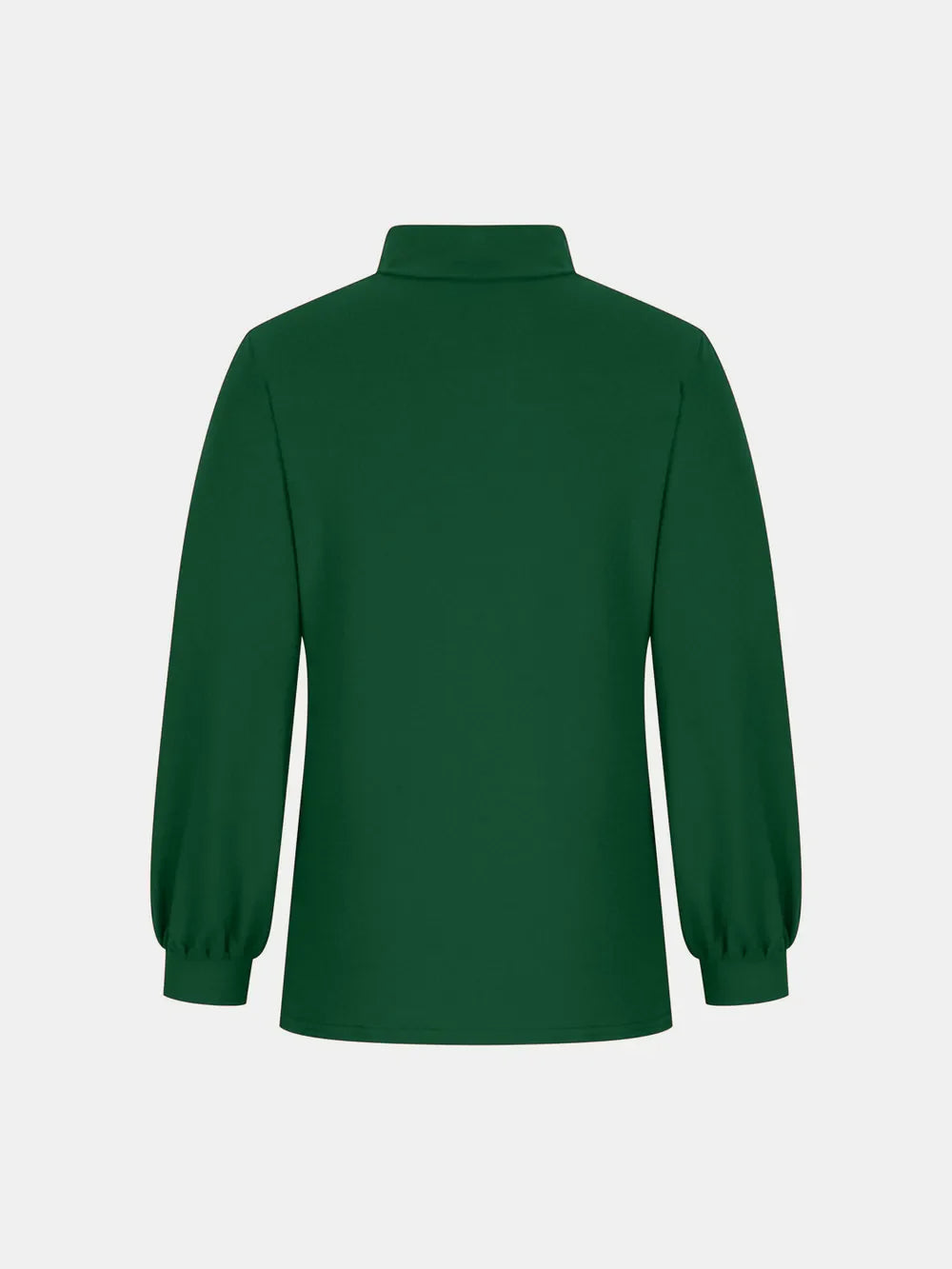 Full Size Mock Neck Long Sleeve T-Shirt