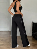 Sequin Wide Leg Pants