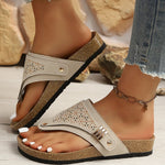 Toe Post Hollow-Out Sandals