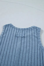 Slim Ribbed Mineral Wash Tank Top