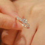 1 Carat Moissanite 925 Sterling Silver Ring