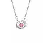 925 Sterling Silver Cat Necklace