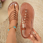 Toe Post Flats Sandals