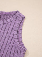 Slim Ribbed Mineral Wash Tank Top