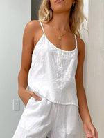 Scoop Neck Cami and Pants Set