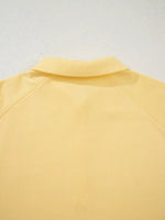 Button Collar Drop Shoulder Top and Shorts 2pcs Set