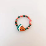 Colorful Fruit Charm Beaded Ring