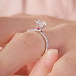 1 Carat 925 Sterling Silver Moissanite Ring