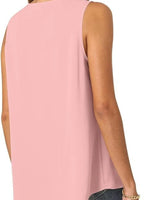 Full Size V-Neck Sleeveless Tank Top Plus Size