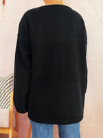 One Button Front Drop Shoulder Cardigan