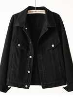 Button Up Long Sleeve Denim Jacket