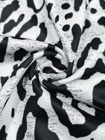 Plus Size Leopard Print Bodycon Maxi Dress