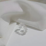 Floral Adjustable Open Ring