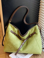 Vintage Suede Tote Bag