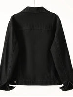 Button Up Long Sleeve Denim Jacket
