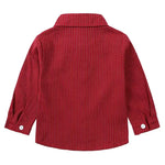 Children's Striped Shirt and Overall Set