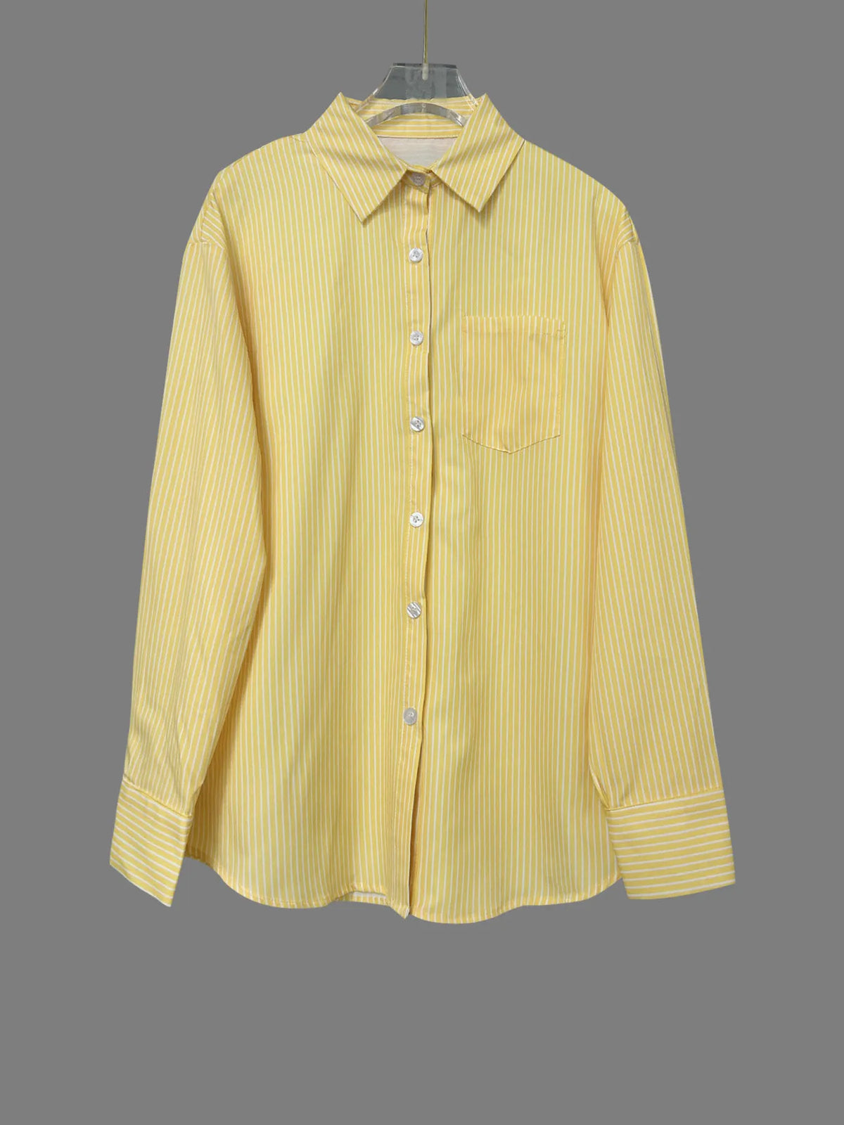 Striped Button-Down Shirt