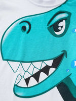 Children's Dinosaur Graphic T-shirt and Shorts Set