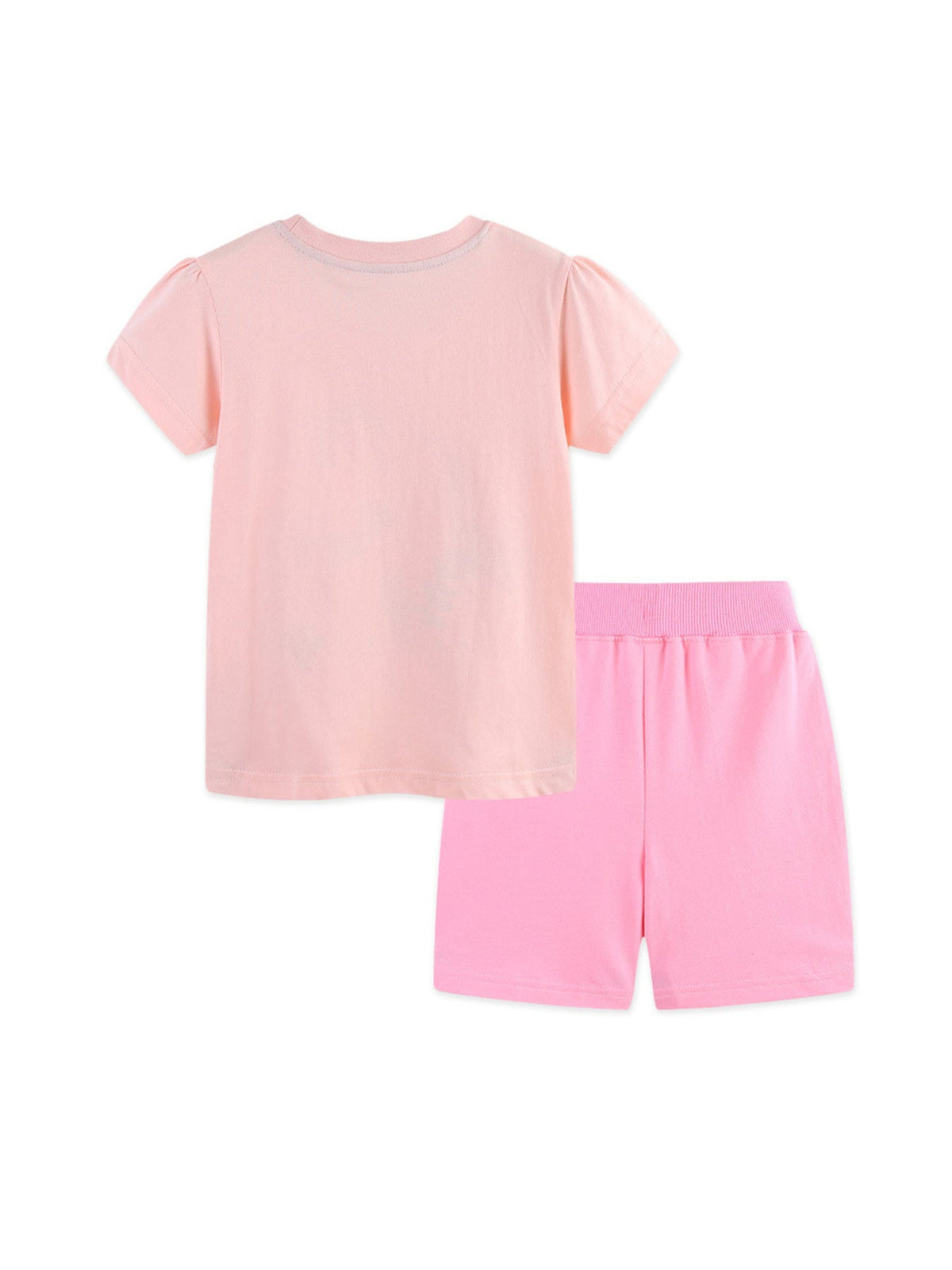Children's Unicorn Graphic Tee and Shorts Set