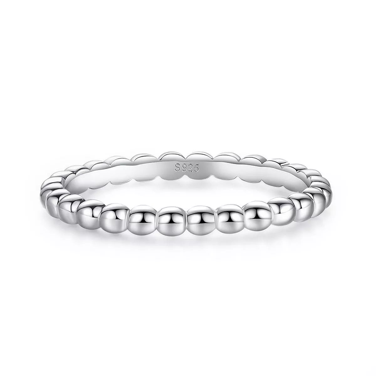 925 Sterling Silver Bead Ring